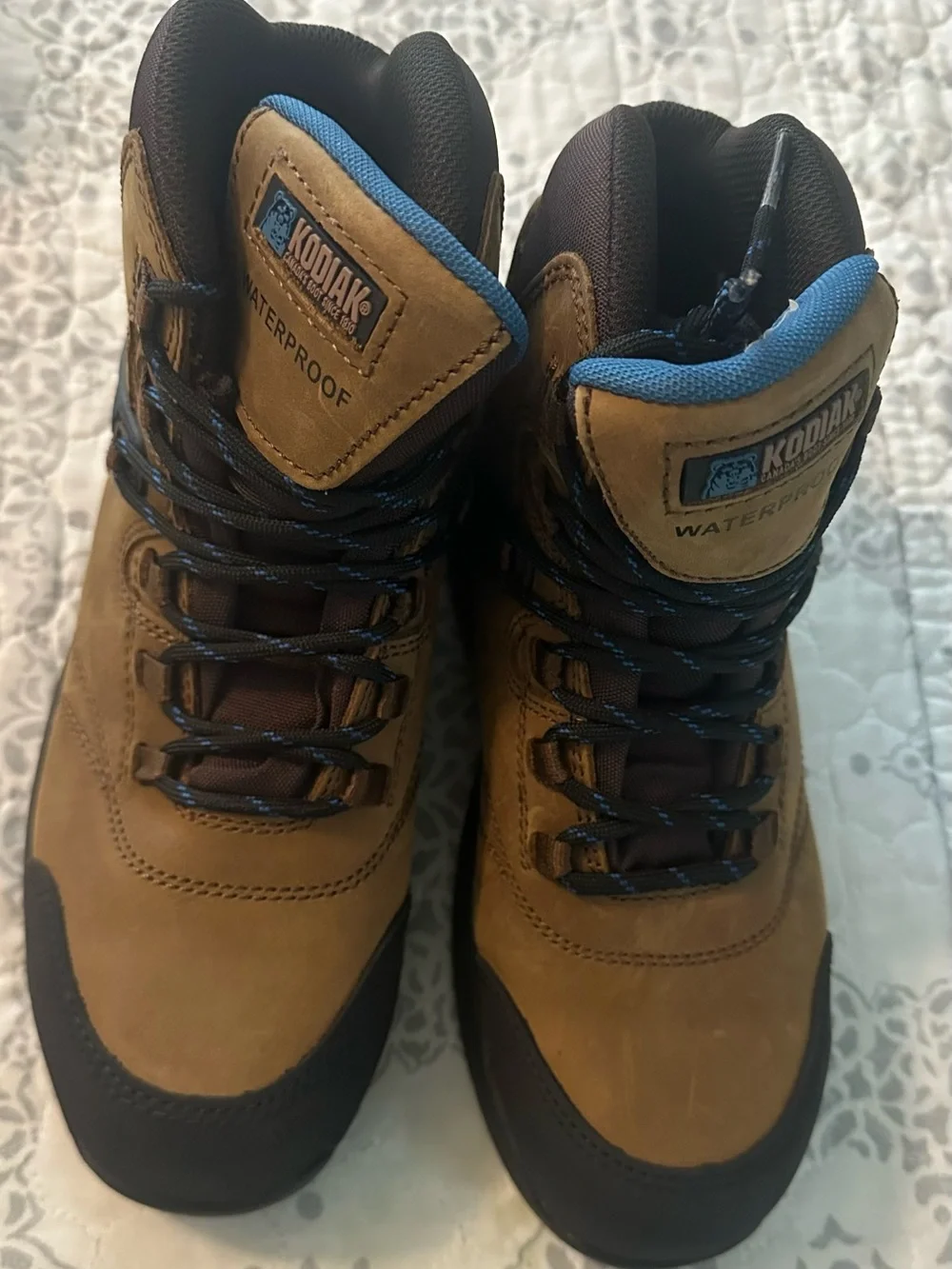 Kodiak Brown Waterproof women work  Boots sizes 9 1/2 & 10